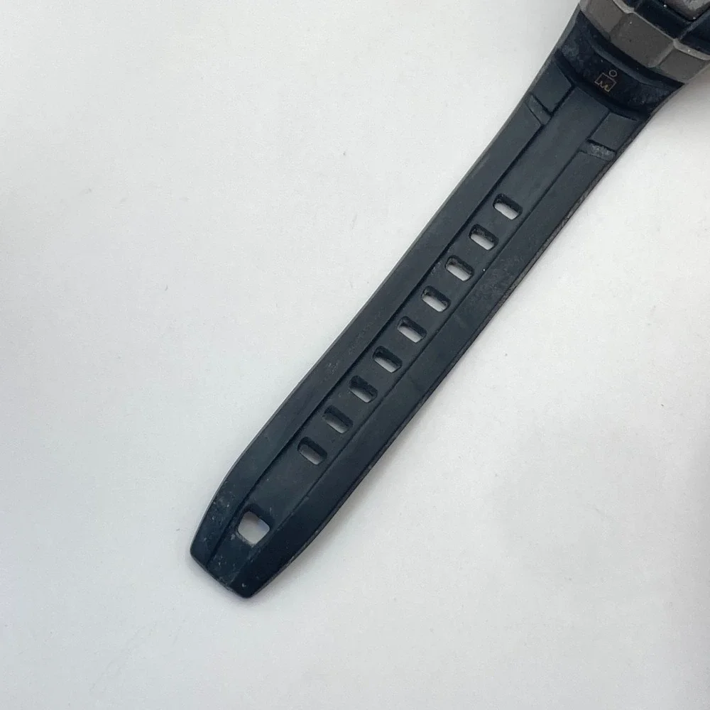 Timex Ironman Men's Watch Digital Gray Black Indiglo 30 Lap Chrono New Battery